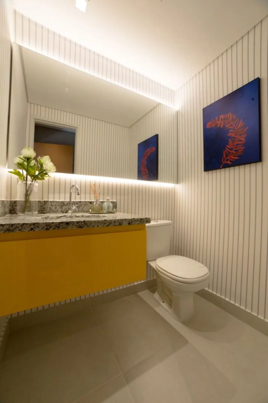 BANHEIRO - Fotos reais do apartamento decorado de 90 m².